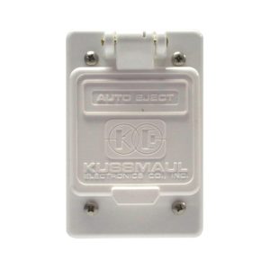 Kussmaul Electronics Co Inc, White Weatherproof Cover for WP Auto Eject Wiring Kit & Manual Receptacle. Part #091-3WH