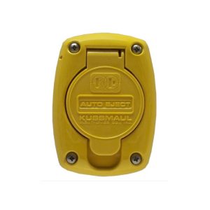 Kussmaul Electronics Co Inc, Yellow weatherproof cover for super auto eject, rounded style. Part #091-55YW