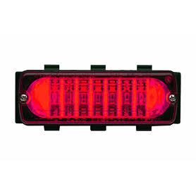 Whelen Engineering 500 Series Super-LED, red LED w/red lens.