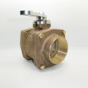 Akron Brass 3" Generation II Swing-Out Valve (With Handle and Flanges) with stainless ball