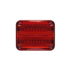 Whelen Engineering 900 Series Super-LED, red LED w/ red lens with flasher