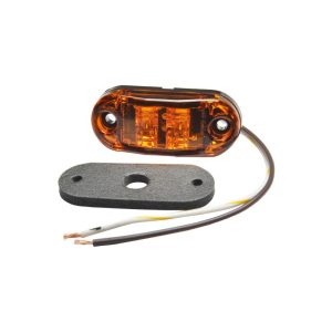 Weldon Technologies, INC. 1.1"x2.59" Amber LED marker light. Part #9186-1500-20