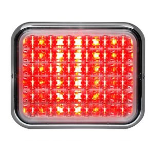 Whelen Engineering, Model C9 SurfaceMax Super-LED red with flasher. Part #C9LR