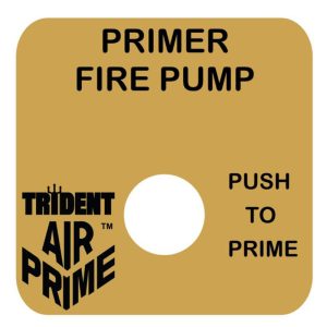 Trident Emergency Products, Placard only for Push Button. Part #02.006.4