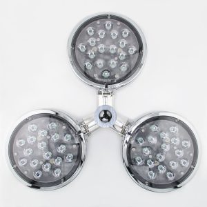 Roto Ray Inc. LED Roto Ray Light - Front Mount - Red, Red, Clear LED Bulbs. Part #4000W