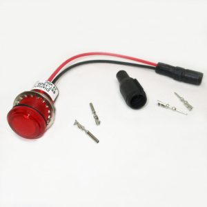 Hale Fire Pump Red Indicator Light Kit - 12V/24V. Provide visual indication of the status of system or equipment Part #546-00011-001