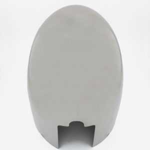Federal Signal, Polished S/S Rear Housing for Q2B Siren. Part #ZH5205-03.