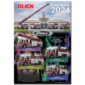 The 2024 Glick Fire Equipment / Pierce calendar
