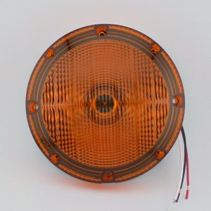 Weldon Technologies, Light 7"10-16 volt Round Amber Park/Turn, Single V-LED. Part #1017-9000-20