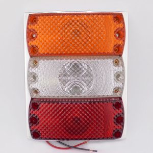 Weldon Technologies, Light Tri-Cluster R/Hand Vertical Mounting - Amber-Clear-Red. Part #2051-3000-00
