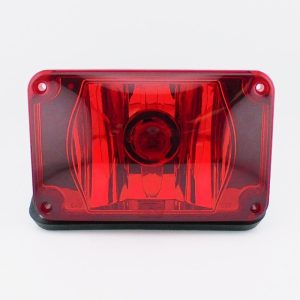 Weldon Technologies, Light Stop/Tail/Turn 4 x 6 Red - Black Panel Mounting, #1157 bulb, Part #4651-0000-10