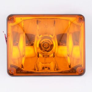 Weldon Technologies, Light Warning 7 x 9 Halogen Amber #795X - Panel Mounting. Part #7811-0000-20