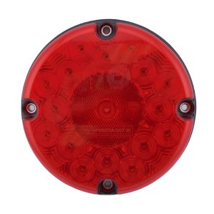 Weldon Technologies, Light 7" Round LED Red Stop/Tail w/Reflex. Part #9186-5585-10