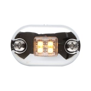 Whelen Engineering, Super-LED Illumination light standard or 45° angled housing for surface or step lighting Surface mount OS Series. Part #0SA00FCR