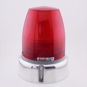 Whelen Engineering, Red Beacon Strobe Light, Stainless Steel Housing. Part #134221A