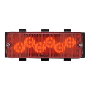 Whelen Engineering, 500 Series TIR/6 Sync Super-Led Red/Red. High-Intensity Light Output. Part #50R03ZRR