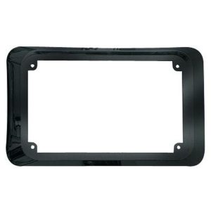 Whelen Engineering, Black Rectangle Flange Kit for 600 Series LED Scene Light, Flush Mount. Part #6FLANGEB