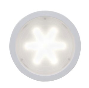 Whelen Engineering, Super - LED 8" Round Ambulance Interior Light. Fits Industry Standard 8" Cutout, 1,000/Hi and 80/Low. Part #80C0EHCR