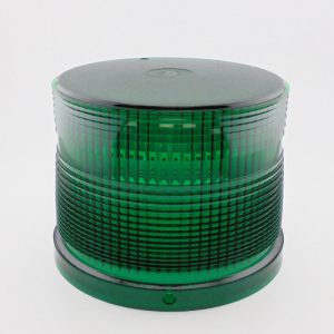 Whelen Engineering, Replacement 4 1/2" Low Dome Green for L21 / L22 / L10 Series Beacons. Part #DL2000G