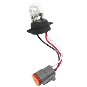 Whelen Engineering, Clear Rep Strobe Tube Only (Less Cable), Soft Plug-In with Flange, Deutsch, Waterproof Connector. Part #S30HACPD