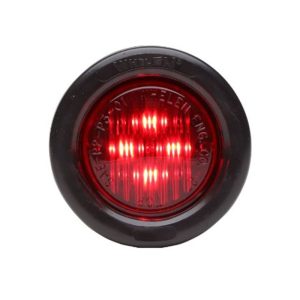 Whelen Engineering, 2" Round 5mm LED Lighthead, Red Clearance Light. Mounted using 2" grommet, sold separately. Part #T0R00FRR