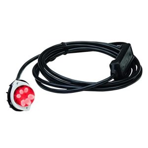 Whelen Engineering, Vertex Series Omni Directional Single Self-Contained Super-LED Scan-Lock Red Lighthead. Part #VTX609R