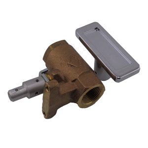 Akron Brass, Small Recess Quarter Turn Drain Valve with 1490 Handle. Part #00570001