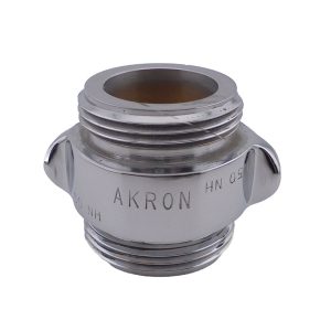Akron Brass, 1.5"NST X 1.5" NST Chrome Plated Double Male Fire Hose Adapter with Rocker Lugs. Part #03360011