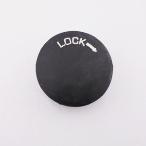 Akron Brass, Black Handle Knob SZ w/White Letters Bonded Comp. Part #109189