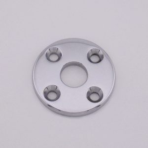 Akron Brass, Escutch Plate 1477 Buff/Polish/CFNC/Clear/Bub PK. Part #109250