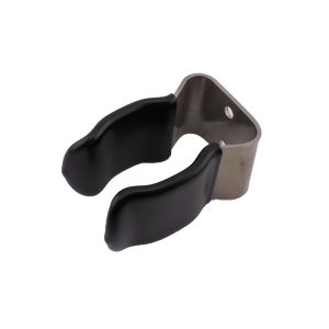 Akron Brass, 3/4" Diameter Steel Coated Tool Clip Mount. Designed to fit Contour of any Pike Pole or Handle. Part #PPBK-34