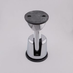 Cast Product, Chrome-Plated Door Grabber Assembly with Base and Socket Gasket Set. Part #DH0017-1CH-A