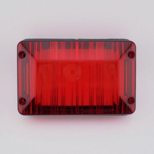 Code 3 Public, Replaces, 65 Series, Red Lens with O-Ring and Gasket. Part #CZ0132