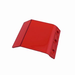Code 3 Public, Red 3-hole Lower Level Filter Specifically Designed for MX Series Light Bar. Part #T02142