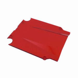 Code 3 Public, Polycarbonate Red Lens,  Half Filter, Compatible with SB48 LED Beacon. Part #T02282