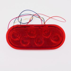 Federal Signal, 3600 LED Series Perimeter Light. Red Lens, Red LED's wide lens Prescription. Built-in Flasher. Part #360501-04