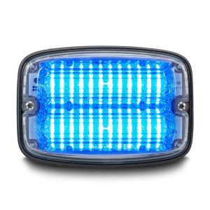 Federal Signal, FireRay 600 series, 6X4 Blue LED, Clear Lens. Surface Mount Part #FR6C-B