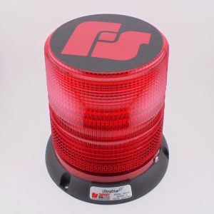 Federal Signal, Strobe Spire Model 100TP-R LED Beacon, Red Lens. Part #US5TP-R