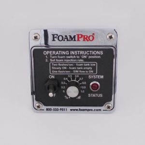 Fire Research,  Panel-Mounted Control Module used for the FoamPro 1600 Series Foam Proportioning System. Designed for Class A Foam. Part #2527-0155