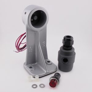 Fire Research, Light Mounting Bracket designed to Secure the Floodlights & Telescope Poles, with 5-inch offset. Compatible w/LTA530 Series. Part #LT-S102-B 