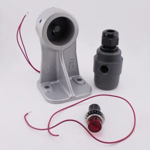 Fire Research, Mounting Kit for the 230 Series Telescopic Side-Mount Push-Up Poles. Raised Pole Warning System and 3.5" Offset Bracket. Part #LT-S102-H