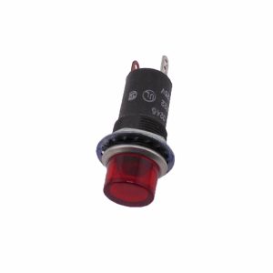 Fire Research, Red LED Light Indicator used as an Alarm or Faulting Condition. Typically Indicates the Presence of a live main Power Supply. Part #LTSZL606