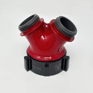 Elkhart Brass, High-Quality Gated Wye, Typically Model B-100A. Dividing a Single Water Line into Two Separate Lines. Part #00128101