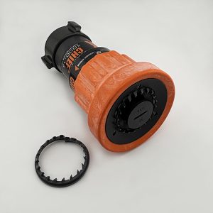 Elkhart Brass, Chief 4000-14 model Nozzle, specifically configured for a constant flow rate of 150 GPM at 75PSI. Part #04000147