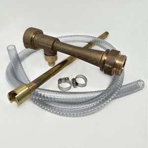 Elkhart Brass, Portable Inline Foam Educator, Cast Brass 90GPM @ 6% 1.5"F NST X 1.5" M. Part #241-N6. Part #241-N6