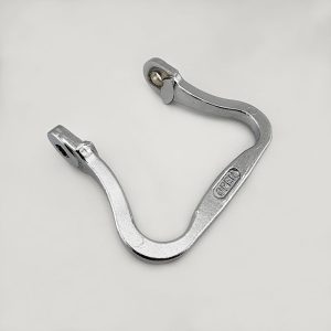 Elkhart Brass, Chrome-Plated Horseshoe shut-off handle designed for SM-30-F Select-O-Matic Nozzle. 1.5" Mid-Range Pressure. Part #36086004