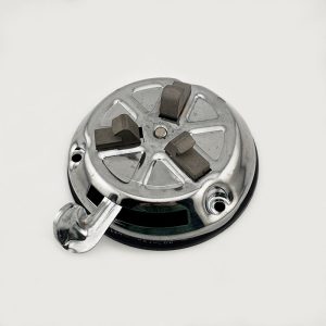 Elkhart Brass, USED 2.5" Chrome Tri-Lock Holder Designed for Securely Mounting Nozzle on Running Board or in a Compartment. Part #653-U