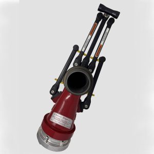 Elkhart Brass, Portable Ground Base, designed for the Stinger 2.0 (Model 8297) Monitor. 4" Storz inlet intendent for "Portable Only". Part #80928101